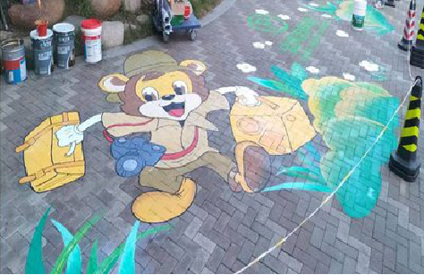 安庆夏季画地面彩绘会遇到的问题