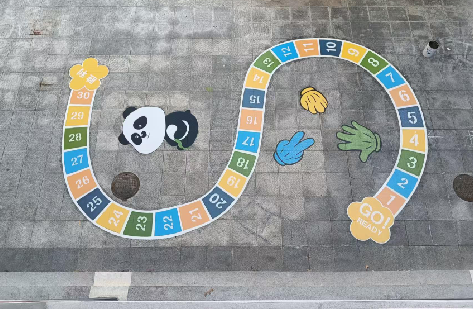 安庆地面游戏彩绘