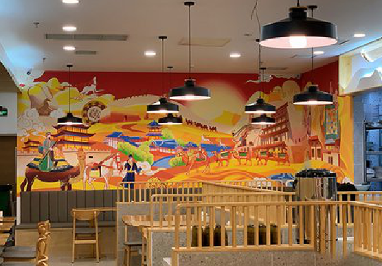 安庆商业空间彩绘介绍。