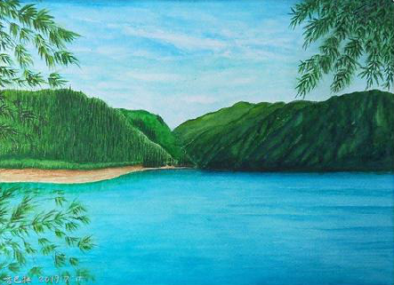 安庆在墙绘中，如何绘画绿水青山？