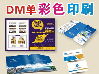 安庆单页印刷，色彩搭配简单。