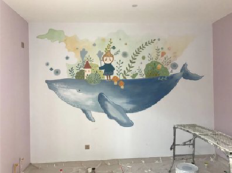 安庆手绘墙的特点及优势。